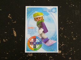 CARTE CARREFOUR PLAYMOBIL N° 93 - SNOWBOARD - Other & Unclassified