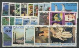 Polynesie Annees Completes (1981) N 160 A 173 Et PA 160 A 166 (Luxe) - Komplette Jahrgänge