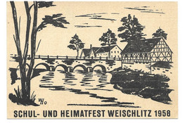 9907  WEISCHLITZ / VOGTL. - SCHUL- UND HEIMATFEST    1958 - Vogtland