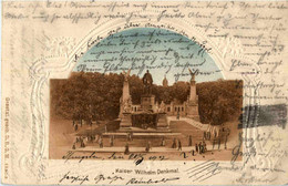 Breslau - Kaiser Wilhelm Denkmal - Prägekarte - Schlesien