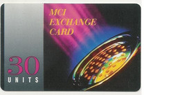 Scheda Carta Telefonica Internazionale MCI Exchange Card Prepagata 30 Units, Usata. - Sonstige & Ohne Zuordnung