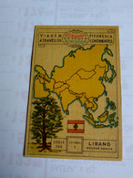 Libano.lebanon.eucalol SOAP Cromo No Postcards(6)country Views.6*9cmts.from Brasil Better Condition.1954. - Liban