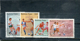 Burkina Faso 1985 Yt 305-308 Série Complète Timbres Pour La Poste Aérienne "Mexico '86" - Burkina Faso (1984-...)