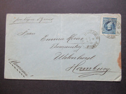 Argentinien 1897 Por Vapor Brazil Nach HH Mit KOS Hamburg Uhlenhorst Umschlag Adolfo Müller Y Aliverti Buenos Aires - Covers & Documents