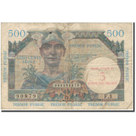 France, 5 Nouveaux Francs On 500 Francs, 1955-1963 Treasury, 1960, 1960, TB - 1955-1963 Tesoro Público