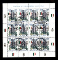 ITALIA 2005 MINIFOGLIO JUVENTUS CAMPIONE D'ITALIA ANNULLO PRIMO GIORNO - Used Stamps