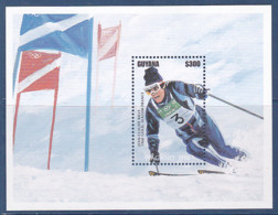 Timbre De Guyane, Jeux Olympique D'hiver De Nagano, 1 BF De 1997 MI BF N° 545 MNH** à 50% - Invierno 1998: Nagano