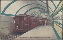 Piccadilly Circus Station, Great Northern, Piccadilly & Brompton Railway, C.1906 - Postcard - Métro