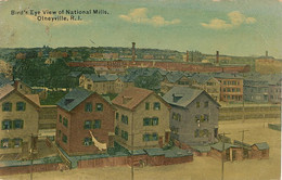 Bird' S Eye View Of National Mills Olneyville  Moulin  Used Providence - Other & Unclassified