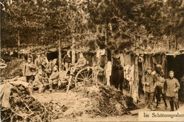 WW1 Guerre 14/18 War * Schützengraben * Tranchée Soldats Allemands ? Woevre ? - Oorlog 1914-18