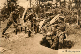 WW1 Guerre 14/18 War * Schützengraben * Tranchée Soldats Allemands ? Woevre ? - War 1914-18