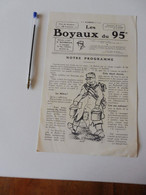 N° 1  " LES BOYAUX DU 95 " Comment Se Débarrasser De Ses Poux..se Mettre à Poil Par Une Belle Journée D'hiver Et ..... - Français