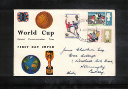 Great Britain 1966 World Football Cup England FDC - 1966 – Angleterre