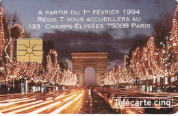 France, Gn018, Champs-Elysées – Régie T, Only 14.134 Issued, 2 Scans   B41108001 - Ohne Zuordnung