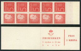 SWEDEN 1961 1 Kr Definitive Booklet MNH / **.  Michel MH 3bb - 1951-80