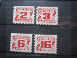 VEND BEAUX TIMBRES TAXES DU CANADA N° 34 - 37 , XX !!! - Port Dû (Taxe)