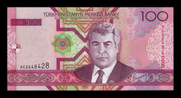 Turkmenistán 100 Manat 2005 Pick 18 SC UNC - Turkmenistan