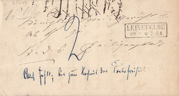 Preussen Brief R2 Leinefelde 19.2. - Prussia