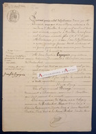 1860 Me Denogent à Avallon - M. GAGNEPAIN à Champien / Pontaubert - Genotte - BRICAGE - Vigne - Acte Manuscrit Yonne - Manuscripts