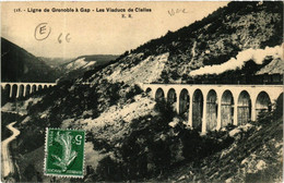 CPA AK CLELLES - Les Viaducs De CLELLES - Ligne De GRENOBLE A GAP (489272) - Clelles