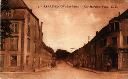 CPA AK SARRE-UNION Rue Marechal-Foch (490384) - Sarre-Union