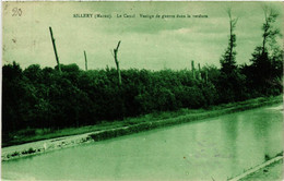 CPA AK SILLERY Le Canal Vestige De Guerre Dans La Verdure (490663) - Sillery