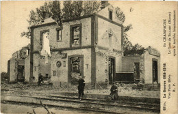 CPA AK SILLERY La Gare Apres Le Terrible Bombardement (490669) - Sillery