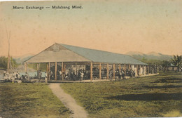 Hand Colored Moro Exchange Malabang Mindanao - Philippines