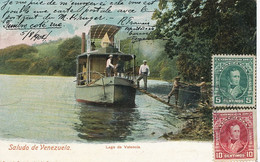 Lago De Valencia  Hand Colored P. Used To Transvaal Asking For Kruger Picture - Venezuela