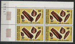 AFARS Et ISSAS COTE 36 € POSTE AERIENNE N° 89 MNH ** Bloc De 4. ARCHEOLOGIE ARCHEOLOGY LAME ET POINTES. TB/VG - Archéologie