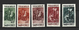 Timbre De Colonie Française Sarre Neuf * N  132 / 133 / 134 / 136 / 137 - Unused Stamps