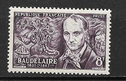 France: N°908** Charles Baudelaire - Ongebruikt