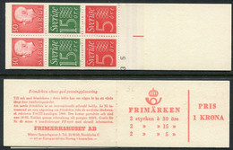 SWEDEN 1966 1 Kr Definitive Booklet MNH / **.  Michel MH 11b - 1951-80