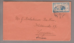 Irland 1938-12-29 Dun Laog Brief Nach Luzern - Cartas & Documentos