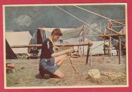 Scoutisme - Jamborée 1951 / Rassemblement - Bad Ischl ( Autriche ) - Travail Des Noeuds ( Voir Verso ) - Scoutismo