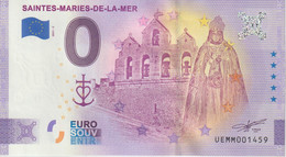 Billet Touristique 0 Euro Souvenir France 13 Saintes Maries De La Mer 2021-2 N°UEMM001459 - Pruebas Privadas