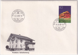 Zumstein 638 Illustrierter Brief Post Schellenberg - Briefe U. Dokumente