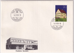 Zumstein 639 Illustrierter Brief Post Nendeln - Storia Postale