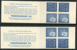 SWEDEN 1964 1 Kr Definitive Booklets MNH / **.  Michel MH 8ba-8bb - 1951-80