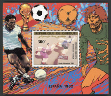 DJIBOUTI BLOC SPECIAL COTE 35 € Poste Aérienne N° 153 MNH ** PABLO PICASSO FOOTBALL ESPAGNE 82. TB/VG - 1982 – Spain