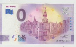 Billet Touristique 0 Euro Souvenir France 62 Béthune 2021-1 N°UEVA001075 - Essais Privés / Non-officiels