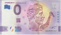 Billet Touristique 0 Euro Souvenir France 63 Charles X 2021-4 N°UEUM001061 - Pruebas Privadas