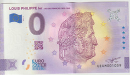 Billet Touristique 0 Euro Souvenir France 63 Louis Philippe 1er 2021-6 N°UEUM001059 - Privatentwürfe