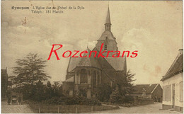 Rijmenam Rymenam L'Eglise Vue De L'Hotel De La Dyle Bonheiden Geanimeerd ZELDZAAM - Bonheiden