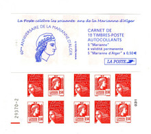 Carnet Mixte Luquet Alger YT 1512 Avec Repère électronique Rouge à Gauche Et Nappe 2 . Superbe , Voir Le Scan . - Unclassified