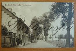 Sint Maria Horebeke. Gendarmerie (Rijkswacht Carserne) Verzonden 1945 - Horebeke