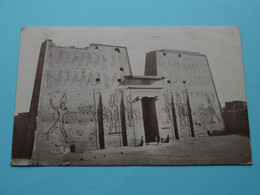 EDFU General View Of The Entrance To The Temple Of HORUS > Pylon ( N° 12 / Gaddis & Seif ) Anno 19?? ( See Photos ) ! - Edfou