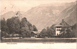 CPA Suisse (Berne) Ringgenberg - Kirche Und Pfarrhaus TBE 1910 Eglise Et Presbytère, éd. Dr. Trenkler Co - Ringgenberg