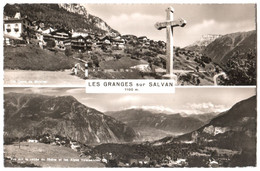 CPSM Suisse (Valais) Salvan - Les Granges Sur Salvan, Dents De Morcles, Vue Sur Vallée Du Rhône Et Alpes Valaisannes TBE - Granges