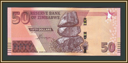 Zimbabwe 50 Dollars 2020 (2021) P-105 (105a) UNC New! - Zimbabwe